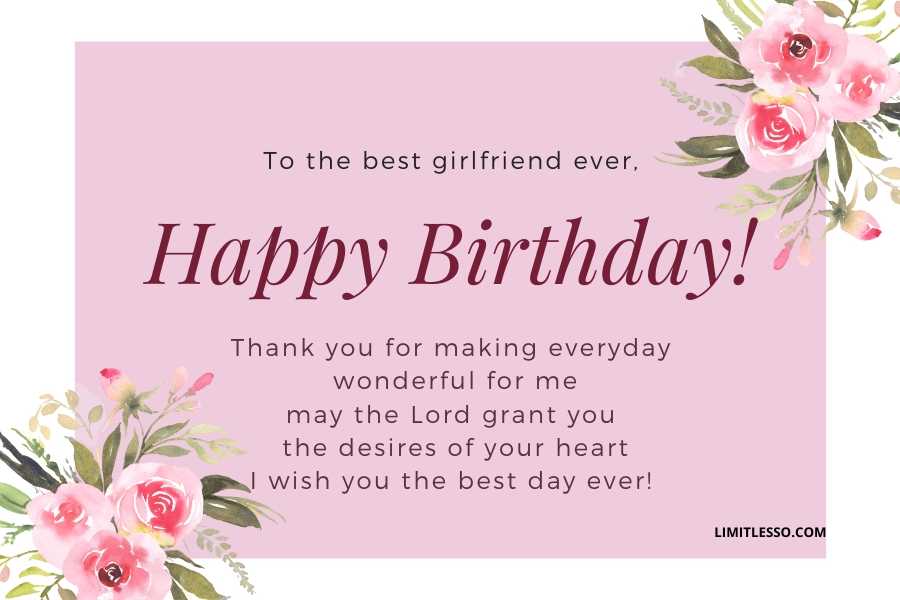 Happy Birthday Letter To My Girlfriend from limitlesso.com