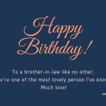 Birthday Wishes for Brother-in-law