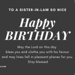 Birthday Prayers for Sister-in-law