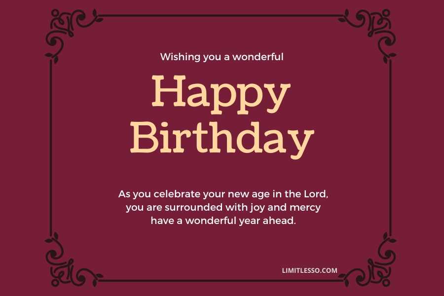 Birthday Wishes for a Church Member