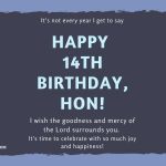 Happy 14th Birthday Wishes Greetings and Quotes