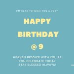 Happy 9th Birthday Wishes