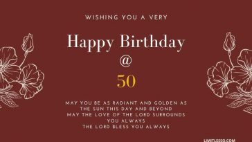 50th Birthday Wishes