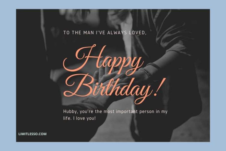 100 Sweet Happy Birthday Messages for My Husband in 2023 - Limitlesso