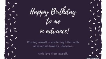 birthday wishes myself pre 2021 social posts
