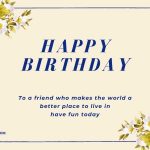 Birthday Letter to a Friend