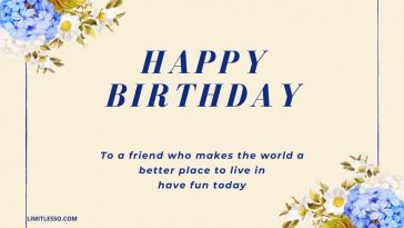 Birthday Letter to a Friend
