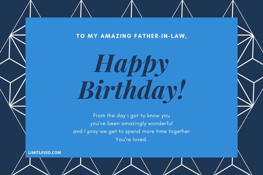 70 Happy Birthday Wishes for Father-in-law in 2023 - Limitlesso