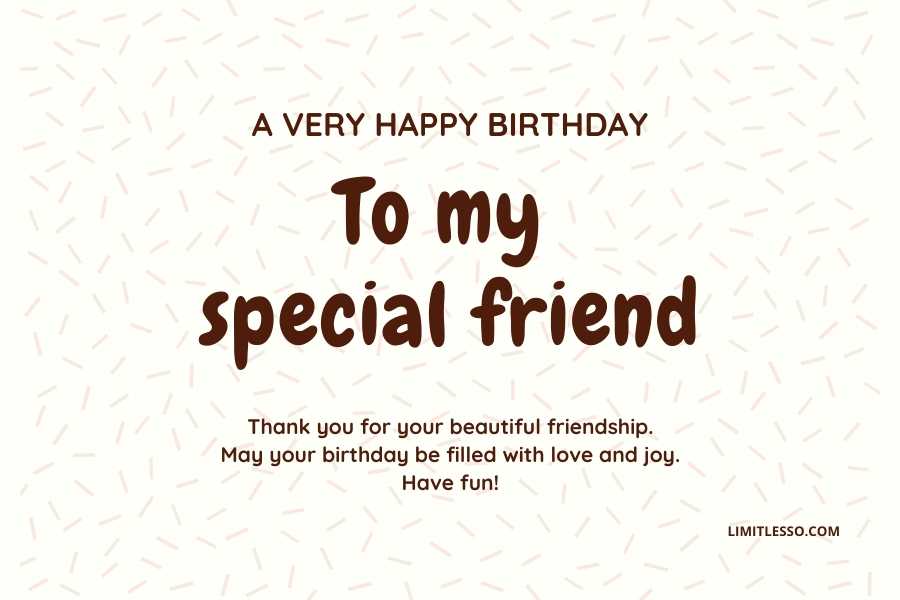 Inspirational Birthday Message for a Special Friend