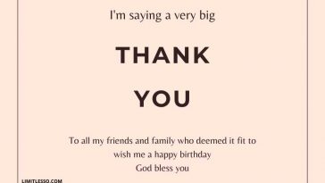 Thanks to All My Friends and Family for the Birthday Wishes