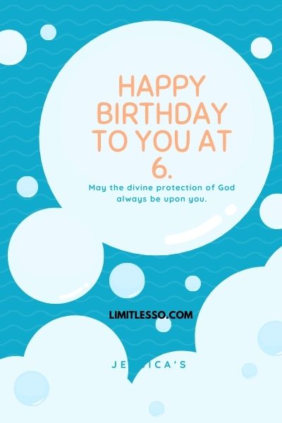 6th Birthday Wishes