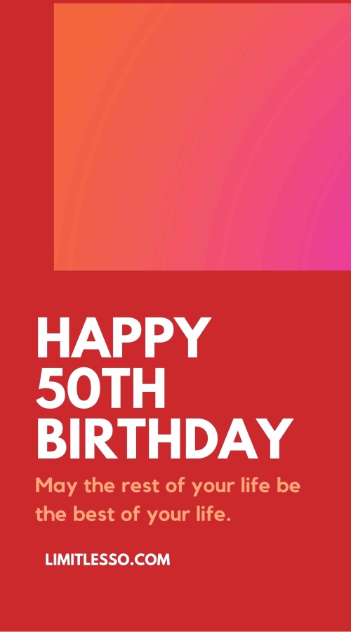 Happy 50th Birthday 