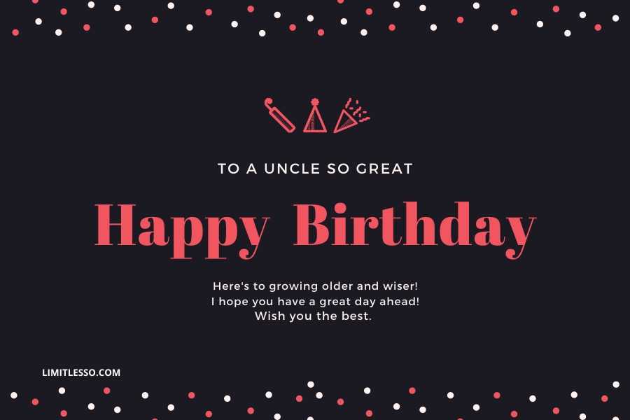 Happy Birthday Wishes My Uncle