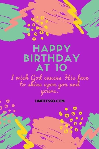 10th Birthday Wishes