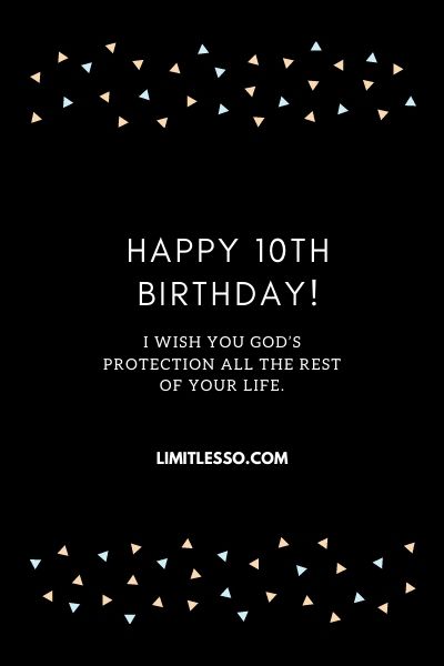10th Birthday Wishes