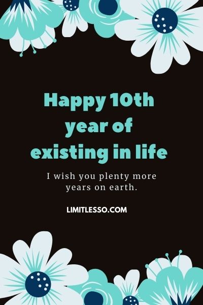 10th Birthday Wishes