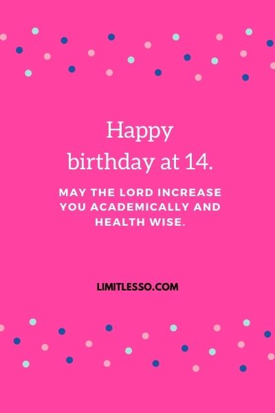 14th Birthday Wishes