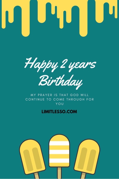 Birthday Prayers for 2 Years Old Child