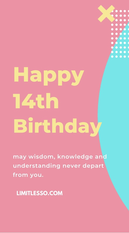 14th Year Birthday Prayers for 14 Years Old Teenager 4
