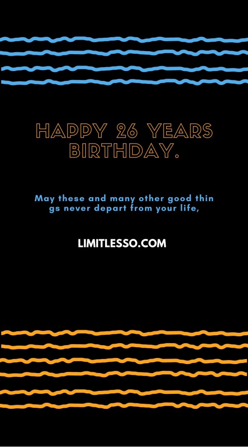 26th Birthday Prayers for 26 Years Old