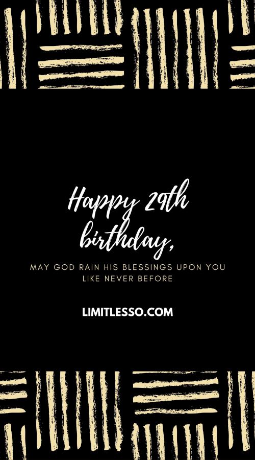 29 Birthday Prayers for 29 Years Old