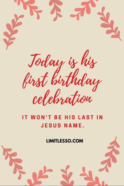 Opening Prayers for 1st Birthday Party