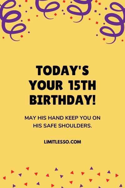 happy 15th birthday