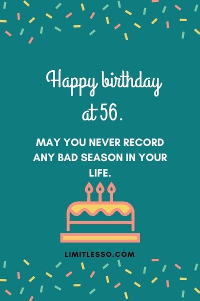 Happy 56th Birthday Prayers for 56 Year Birthday Celebration (2023 ...
