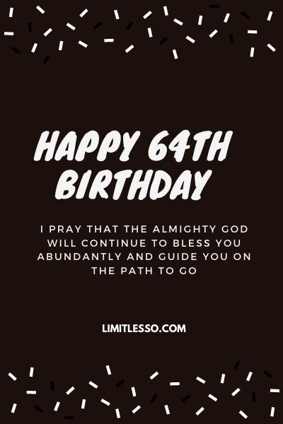 happy 64th birthday