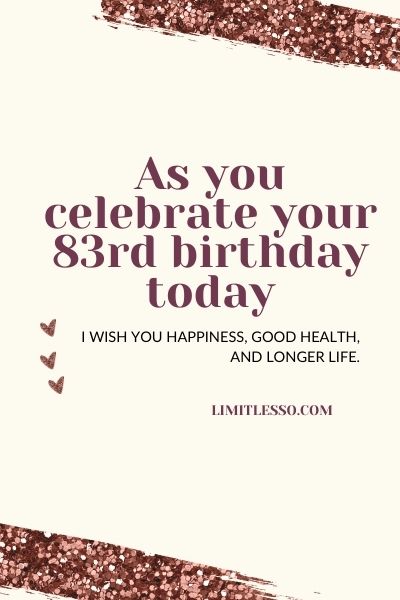 happy 83rd birthday