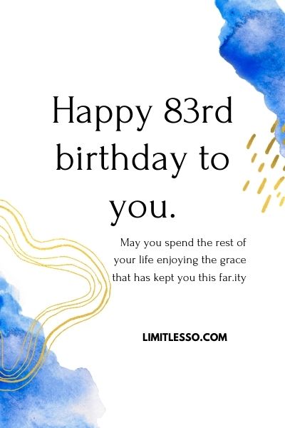 happy 83rd birthday
