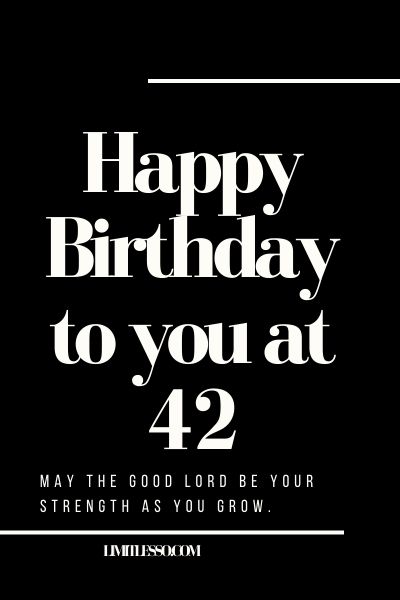 happy 42nd birthday