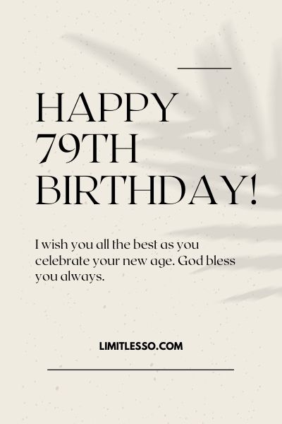 happy 79th birthday
